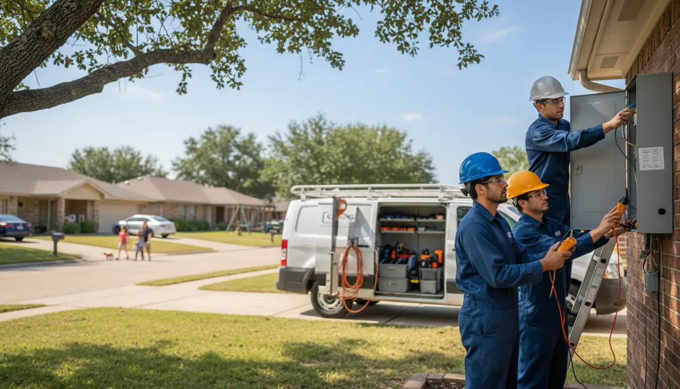 Certified electrician providing emergency electrical services in Taunton, MN